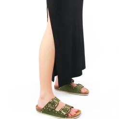 Mules K Daques Riant Kaki