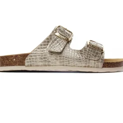 Mules K Daques Ripoll Croco Platine