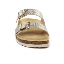 Mules K Daques Ripoll Croco Platine