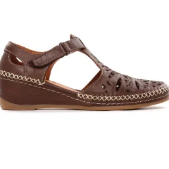 Nu-Pieds Compensés Altex Frida Marron