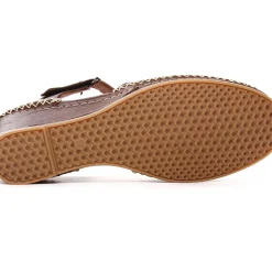 Nu-Pieds Compensés Altex Frida Marron