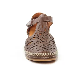 Nu-Pieds Compensés Altex Frida Marron