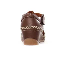 Nu-Pieds Compensés Altex Frida Marron