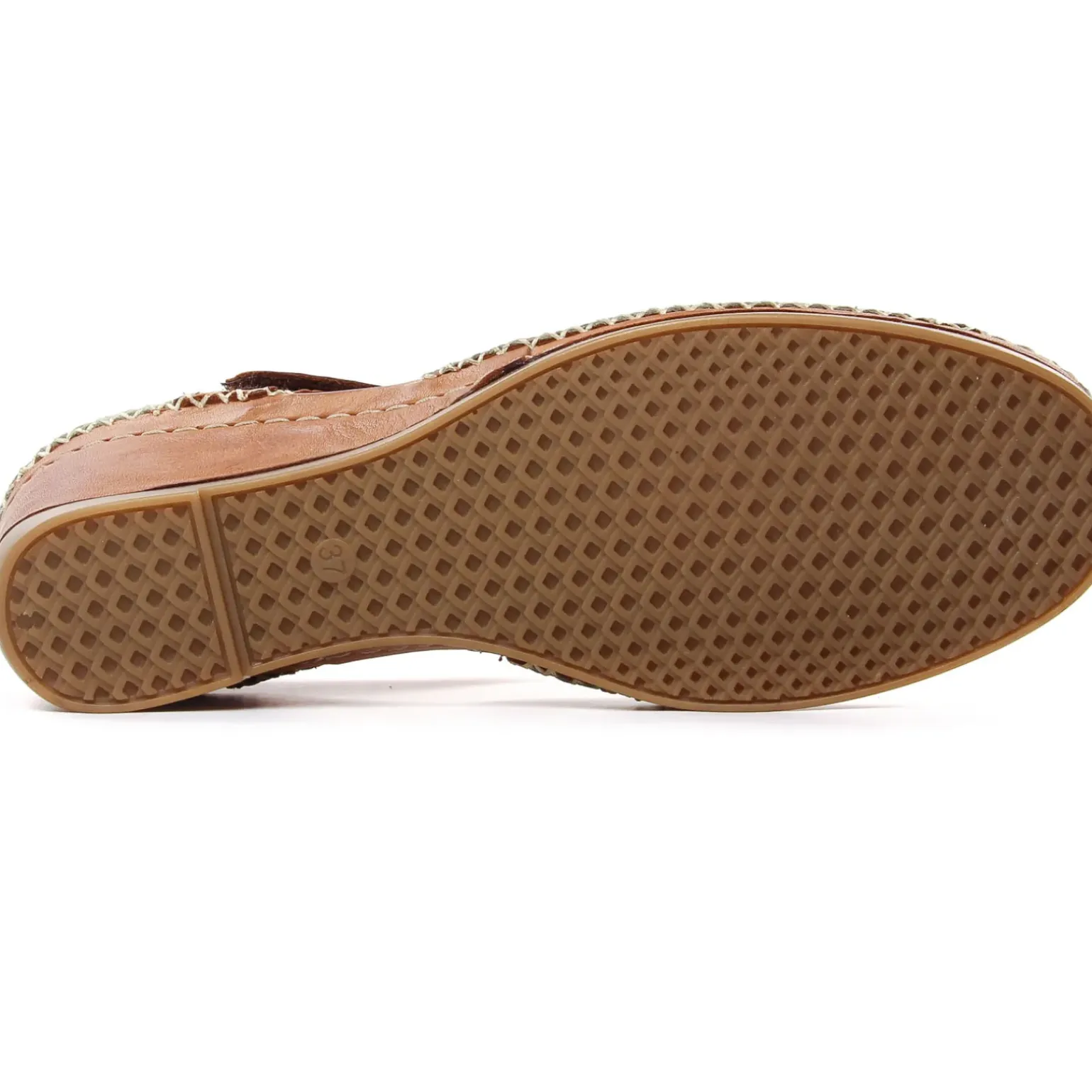Nu-Pieds Compensés Altex Mirella Kaki Tan