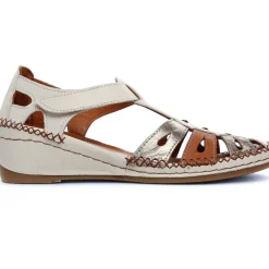 Nu-Pieds Compensés Altex Sylvette Creme Tan