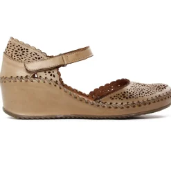 Nu-Pieds Compensés Altex Valma Brun