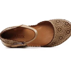 Nu-Pieds Compensés Altex Valma Brun