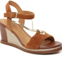 Nu-Pieds Compensés Fugitive Irdil Camel