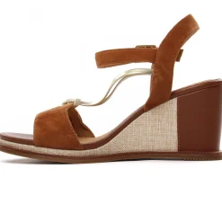 Nu-Pieds Compensés Fugitive Irdil Camel