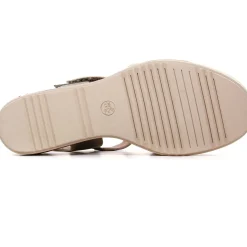 Nu-Pieds Compensés Jana 28364 Beige Sage