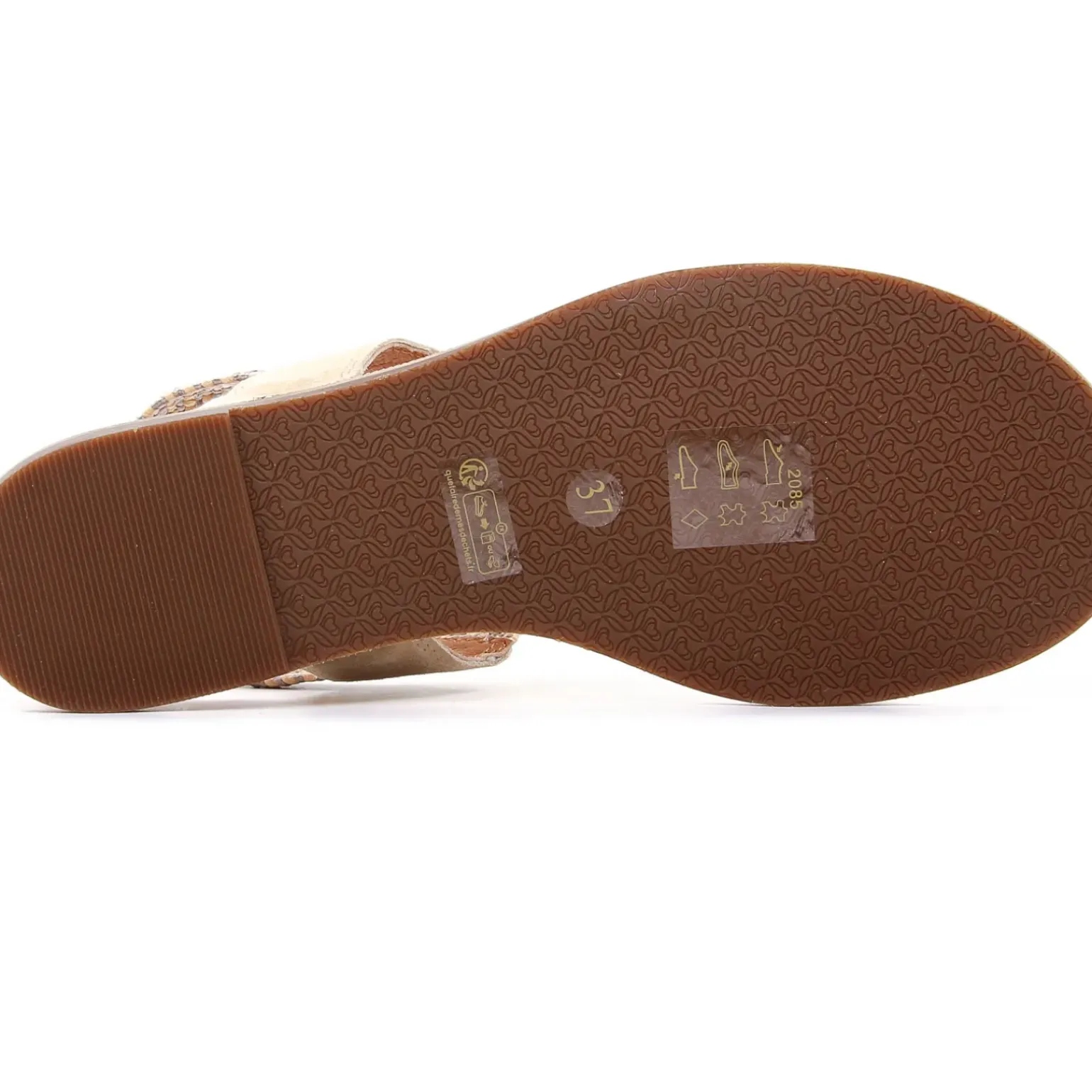Nu-Pieds Compensés Mamzelle Obole Latte