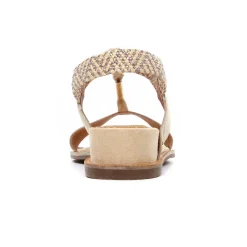 Nu-Pieds Compensés Mamzelle Obole Latte