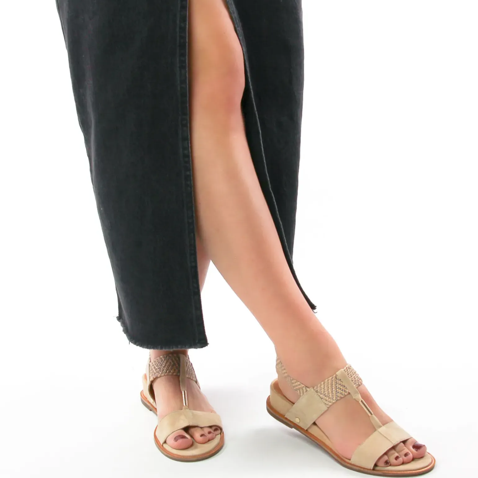 Nu-Pieds Compensés Mamzelle Obole Latte