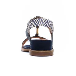 Nu-Pieds Compensés Mamzelle Obole Navy