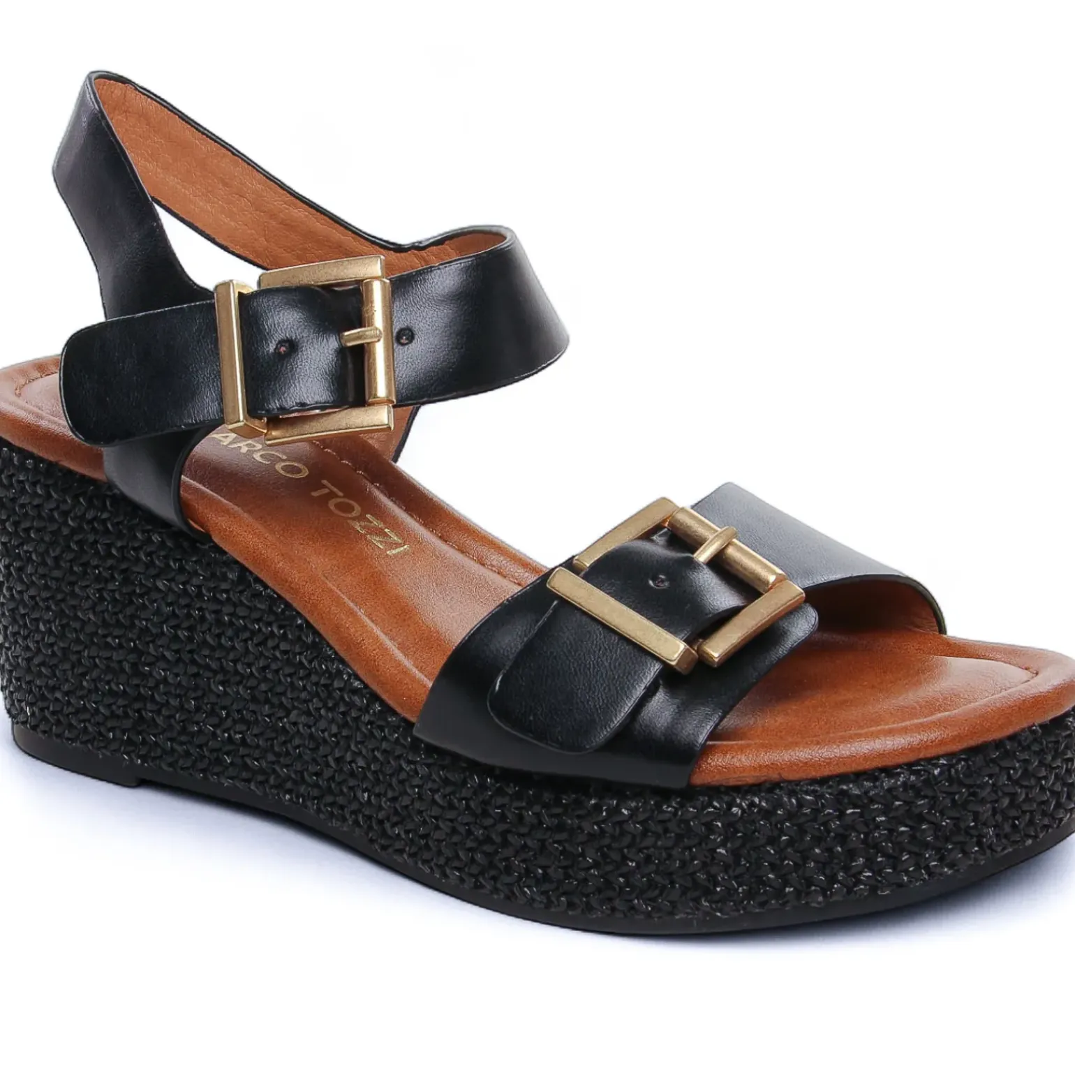 Nu-Pieds Compensés Marco Tozzi 28389 Black