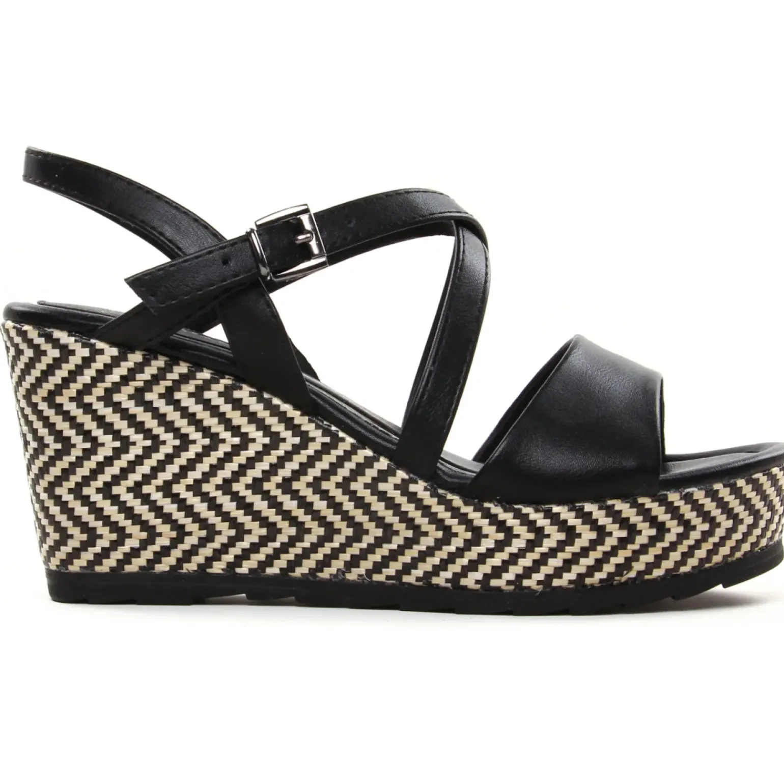 Nu-Pieds Compensés Marco Tozzi 28371 Black