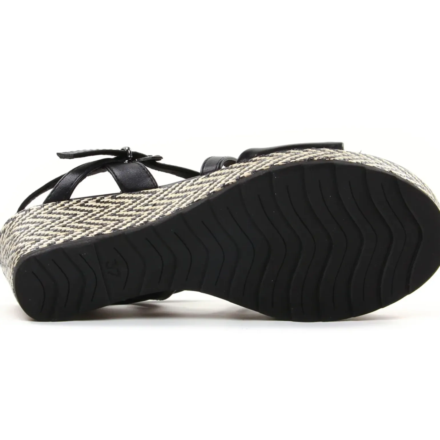 Nu-Pieds Compensés Marco Tozzi 28371 Black