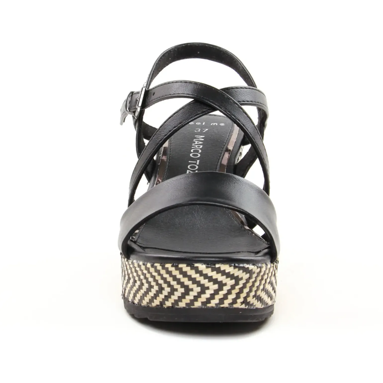 Nu-Pieds Compensés Marco Tozzi 28371 Black