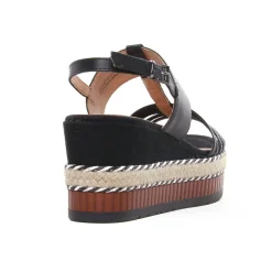Nu-Pieds Compensés Marco Tozzi 28377 Black Antic