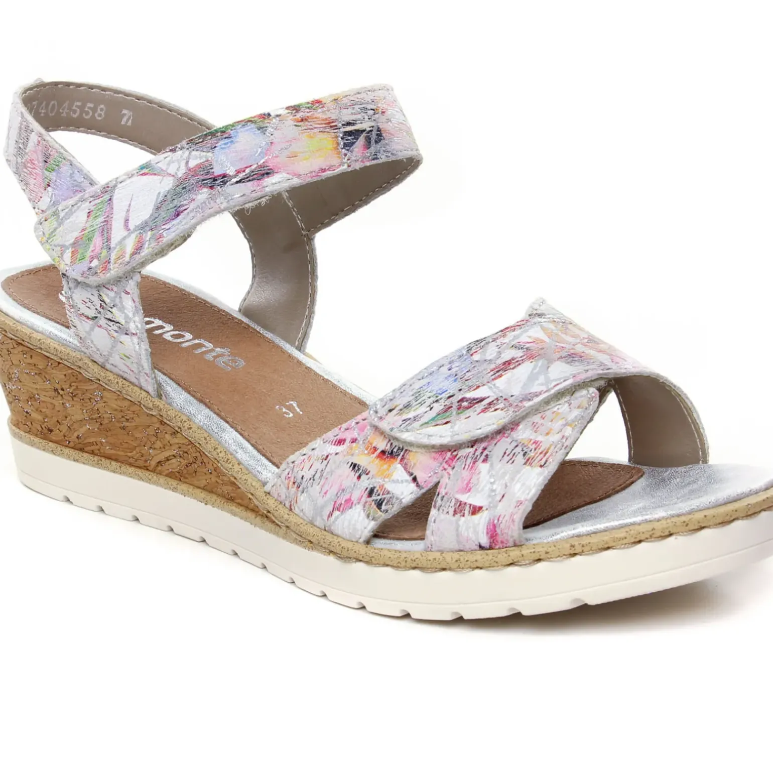 Nu-Pieds Compensés Remonte R6252-92 Multiflower