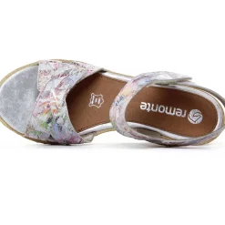 Nu-Pieds Compensés Remonte R6252-92 Multiflower