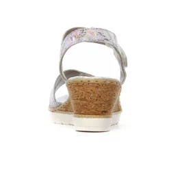 Nu-Pieds Compensés Remonte R6252-92 Multiflower