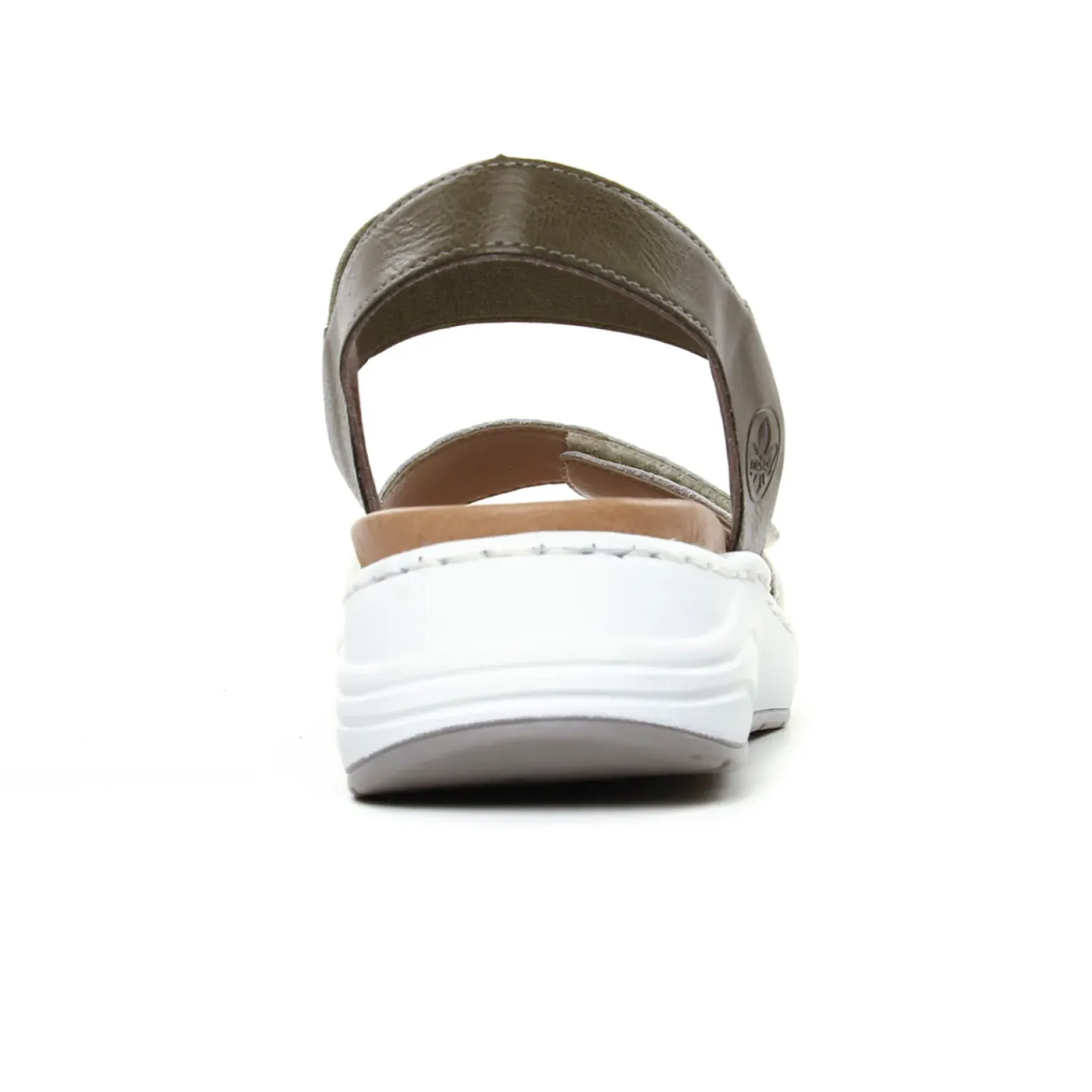 Nu-Pieds Compensés Rieker 64300-54 Off White Forest