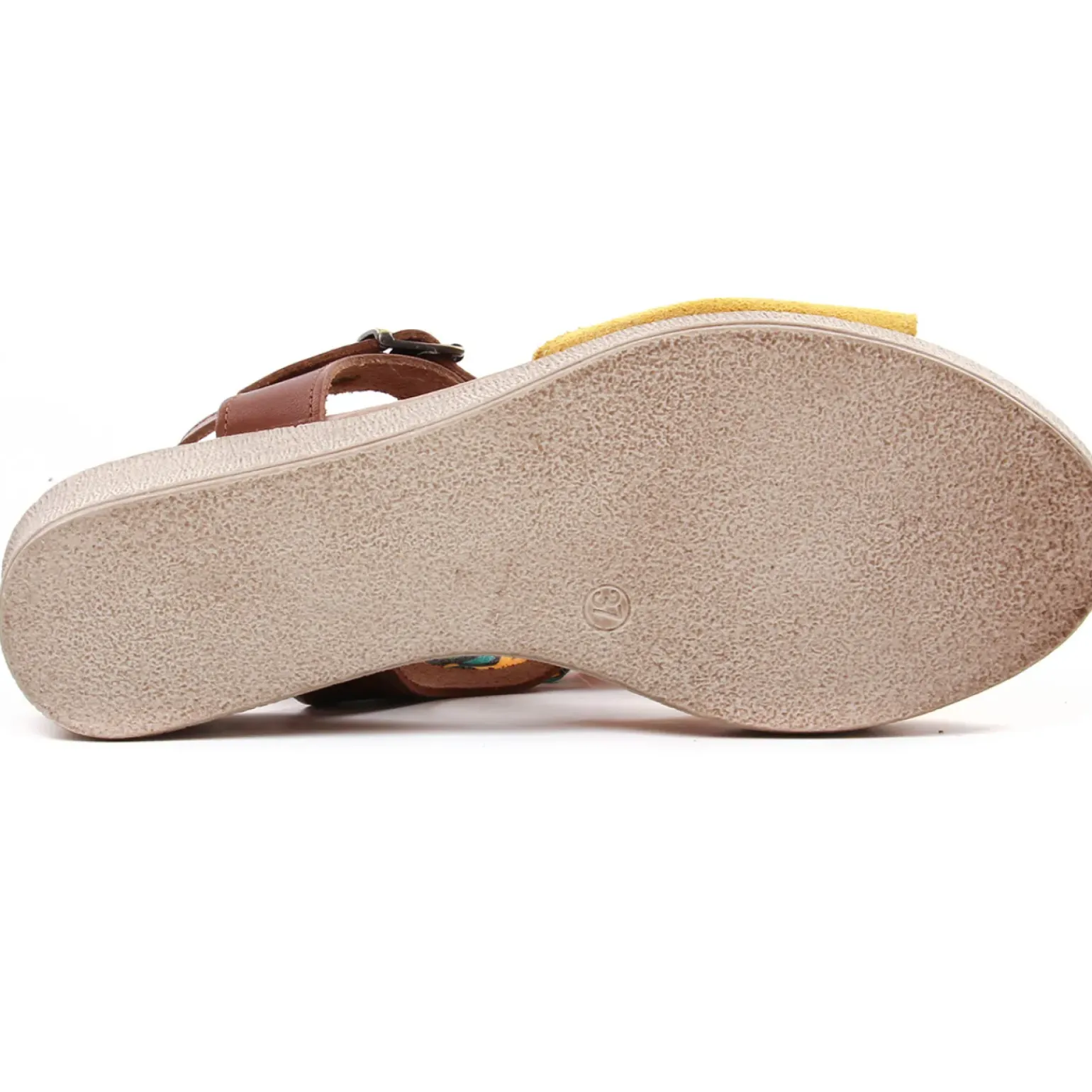 Nu-Pieds Compensés Scarlatine F422 Amarelo