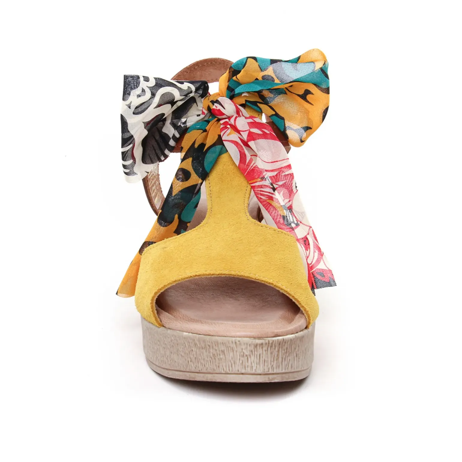 Nu-Pieds Compensés Scarlatine F422 Amarelo