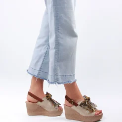 Nu-Pieds Compensés Scarlatine F450 Beige