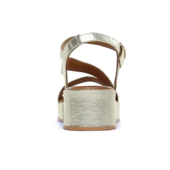 Nu-Pieds Compensés Scarlatine Galy Platine