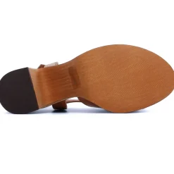 Nu-Pieds Semelle Liège Marco Tozzi 28394 Cognac