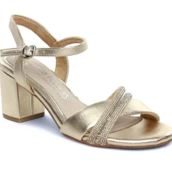 Nu-Pieds Talon Marco Tozzi 88302 Gold
