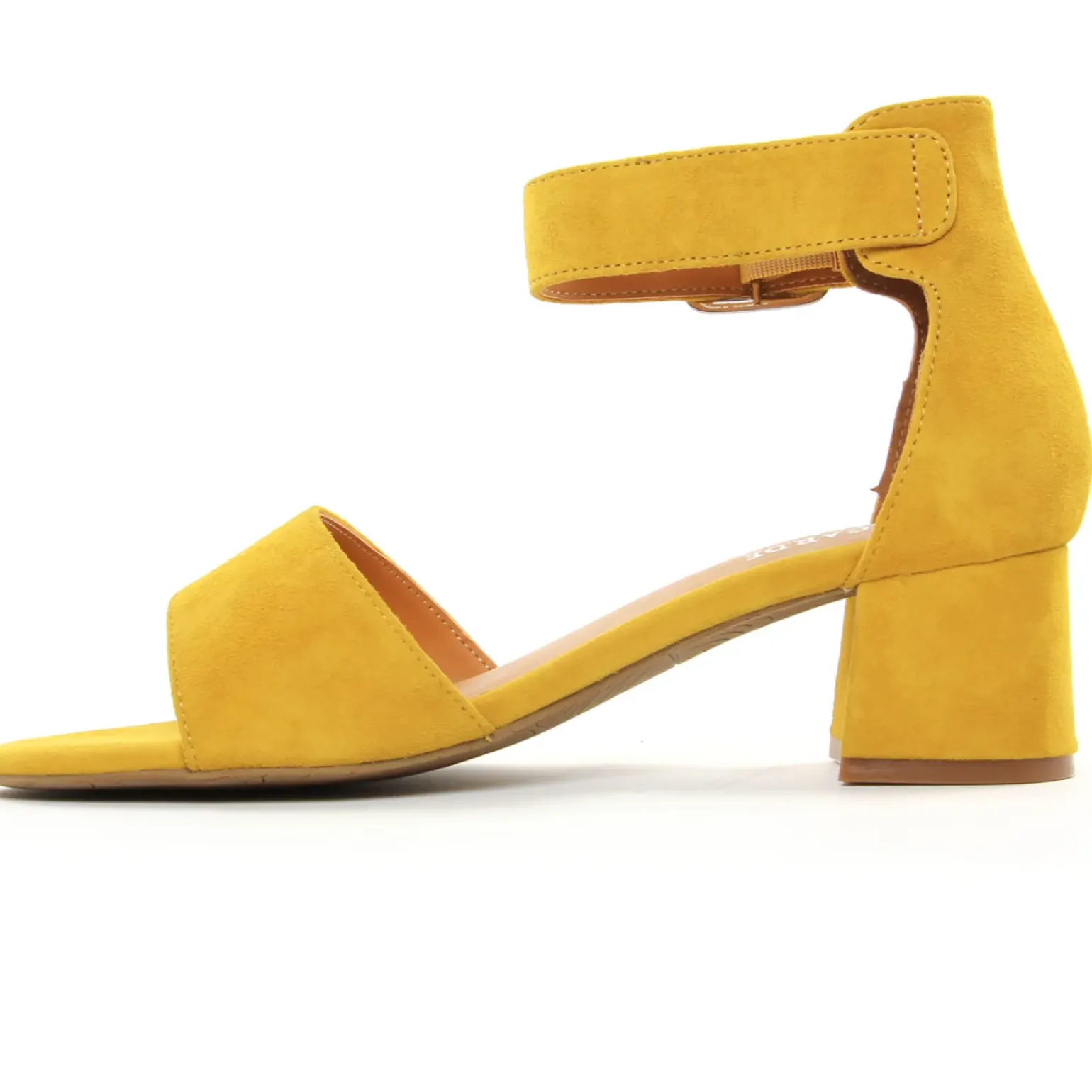 Nu-Pieds Talon Regarde Le Ciel Cathy-08 Yellow