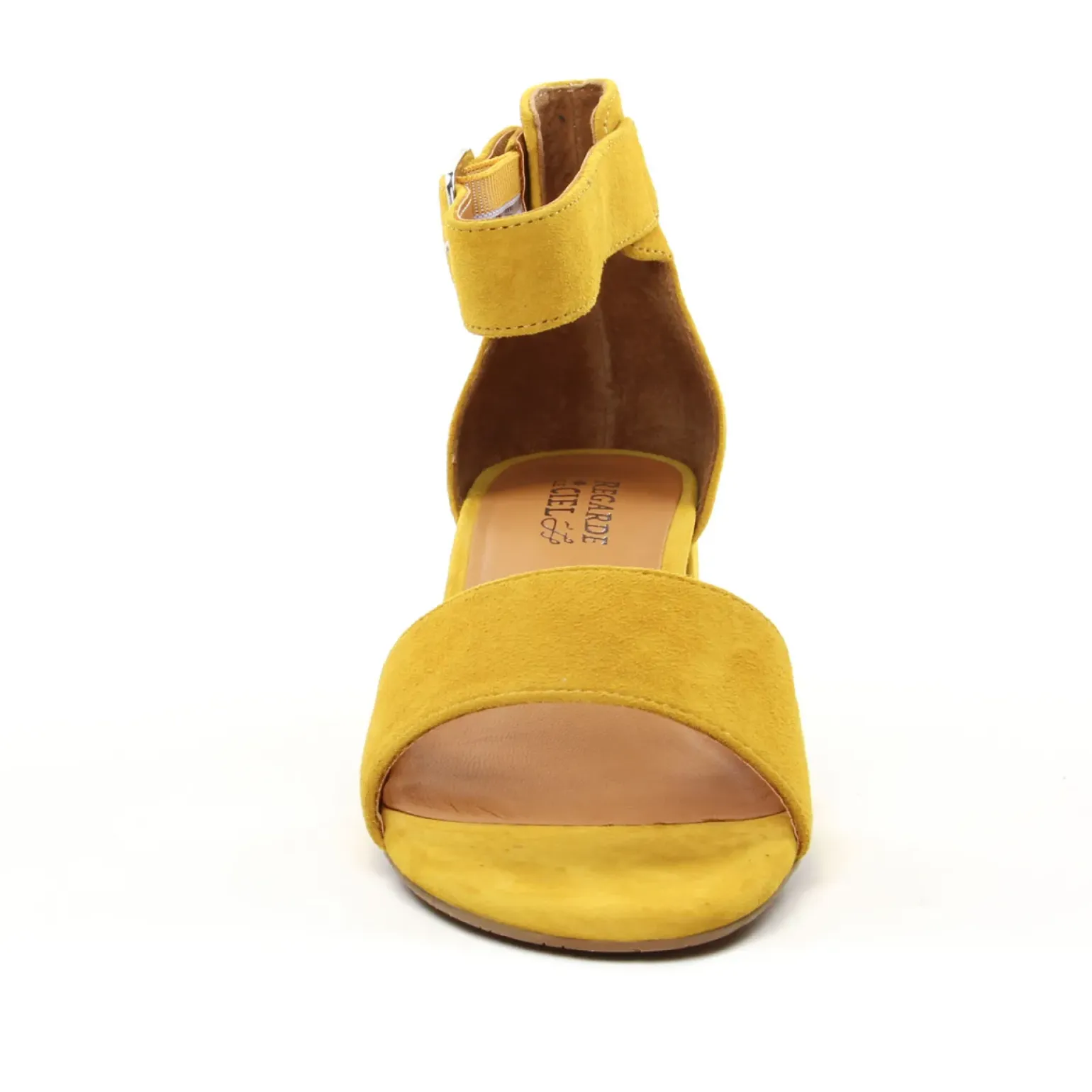 Nu-Pieds Talon Regarde Le Ciel Cathy-08 Yellow