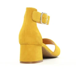 Nu-Pieds Talon Regarde Le Ciel Cathy-08 Yellow