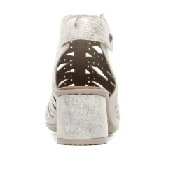 Nu-Pieds Talon Rieker 64676-60 Beige Gold