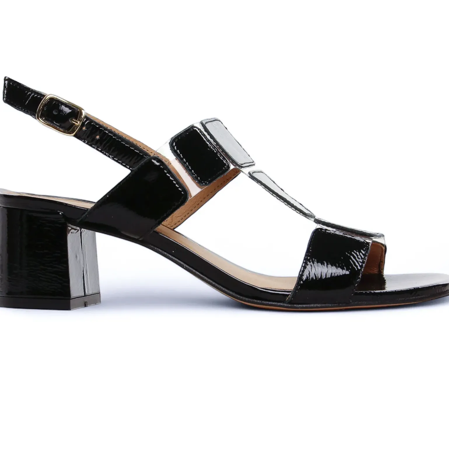 Nu-Pieds Talon Scarlatine Co45663 Noir Crital