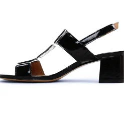 Nu-Pieds Talon Scarlatine Co45663 Noir Crital