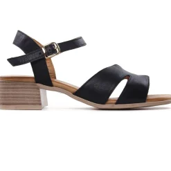 Nu-Pieds Talon Scarlatine Jade Noir