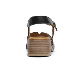 Nu-Pieds Talon Scarlatine Jade Noir