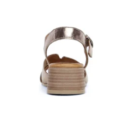 Nu-Pieds Talon Scarlatine Jade Pewter