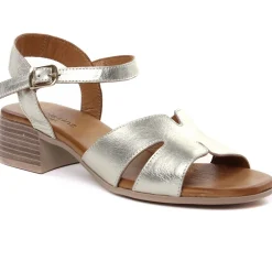 Nu-Pieds Talon Scarlatine Jade Platine