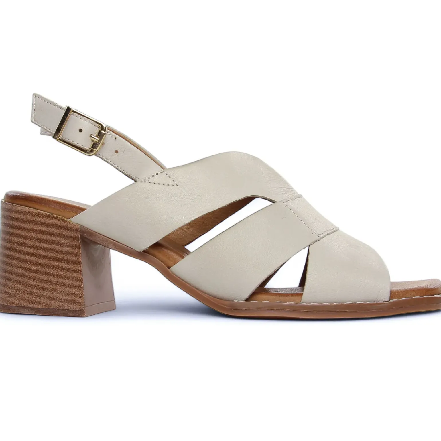 Nu-Pieds Talon Scarlatine Nava Beige