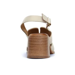 Nu-Pieds Talon Scarlatine Nava Beige