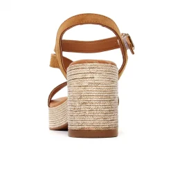 Nu-Pieds Talons Hauts Eva Frutos 4642 Cuero