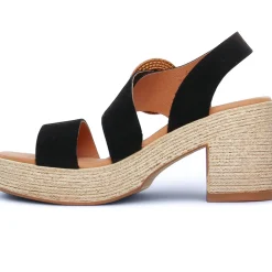 Nu-Pieds Talons Hauts Eva Frutos 4698 Negro