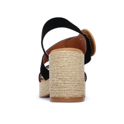 Nu-Pieds Talons Hauts Eva Frutos 4698 Negro
