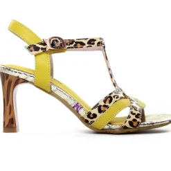 Nu-Pieds Talons Hauts Laura Vita Hucmiso 01 Jaune