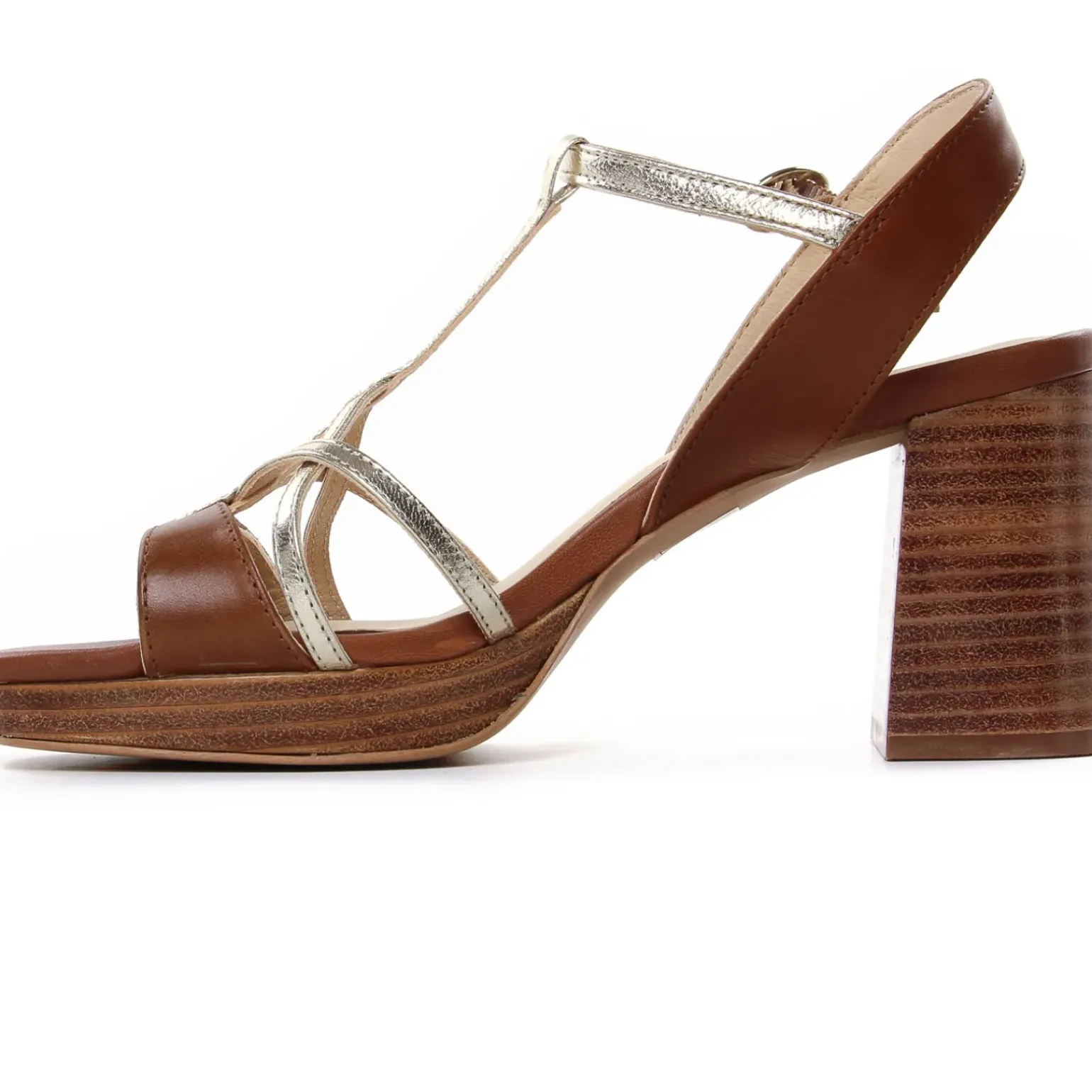 Nu-Pieds Talons Hauts Les Tropeziennes Limona Tan